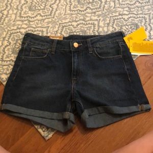 Blue jean shorts